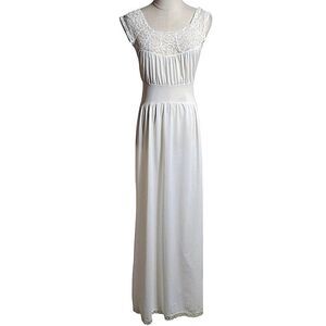 Radcliffe Vintage White Nightie Cottage Maxi Dress